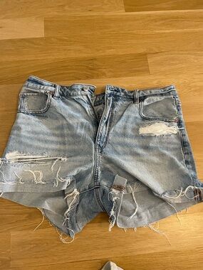 American Eagle Outfitters Light Blue Denim Shorts